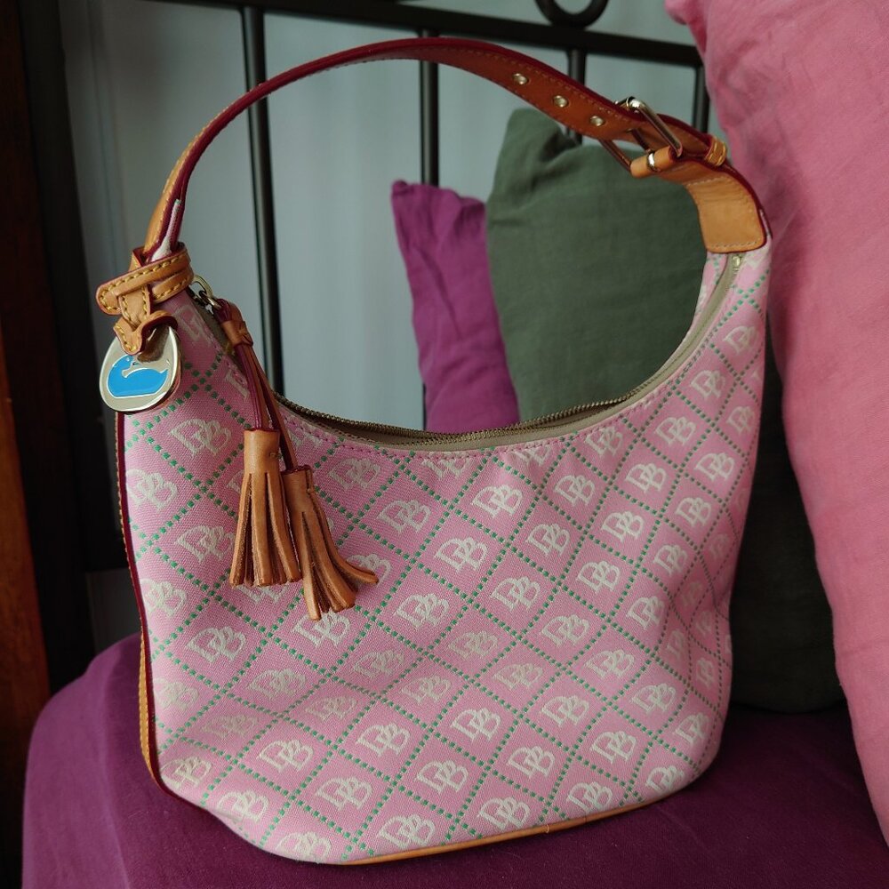 Vintage Dooney & Bourke Pink Bucket Purse